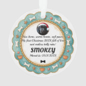 1st Christmas 2-sided Home for the Holidays オーナメント (裏面)