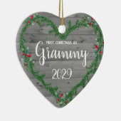 1st Christmas as Grammy セラミックオーナメント (右)