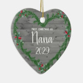 1st Christmas as Nana セラミックオーナメント (右)