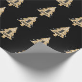 1st Christmas Black ラッピングペーパー (角)