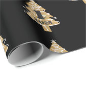 1st Christmas Black ラッピングペーパー (ロールコーナー)