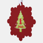 1st Christmas Red オーナメントカード (左)