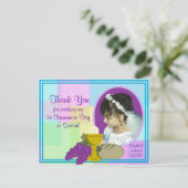 1st Communion Thank You/Photo ポストカード (スタンド正面)