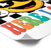 1st Day First Day Of Kindergarten Here I Come Back ポスター (角)