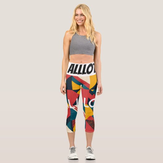 1st edition, "ALLLOT" Leggings (tights) カプリレギンス (正面)