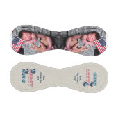 1st Father's Day My Daddy My Hero Leather写真 野球ボール (パネル)