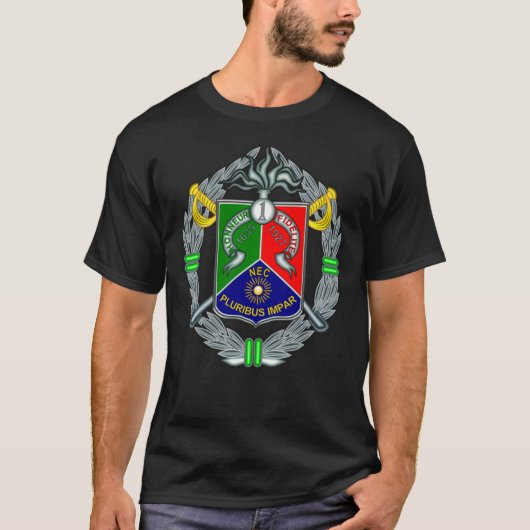 1St Foreign Cavalry Regiment - 1Er Régiment Étrang Tシャツ (正面)