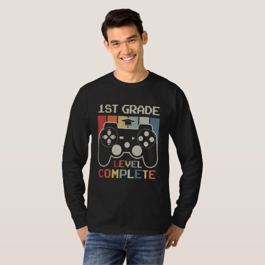 1st Grade Level Complete Game Controller Last Day  Tシャツ (正面フル)