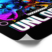 1st Grade Level Unlocked Gamer Boys Kids First Day ポスター (角)