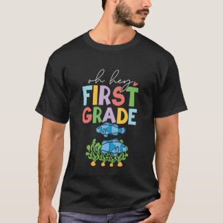 1st Grade Outfit Boys Kids Fish - First Day of Fir Tシャツ