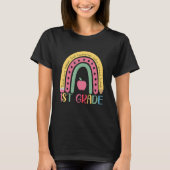 1st Grade Rainbow Team First Grade Teacher Boho Ra Tシャツ (正面)