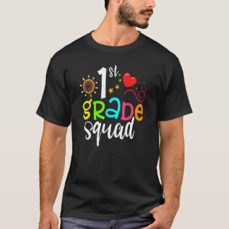 1st Grade Squad Team  Back To School Girls Boys Te Tシャツ