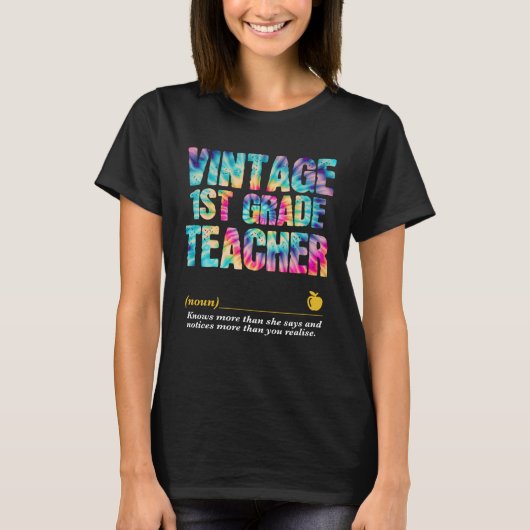 1st Grade Teacher Appreciation Week Back to School Tシャツ (正面)