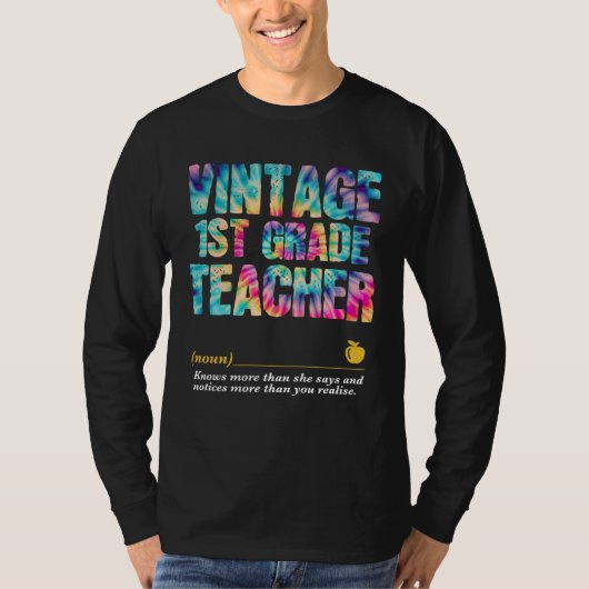 1st Grade Teacher Appreciation Week Back to School Tシャツ (正面)