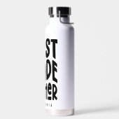 1st Grade Teacher Minimalist Text ウォーターボトル (左面)