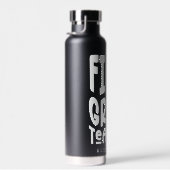 1st Grade Teacher Simple Text ウォーターボトル (右面)