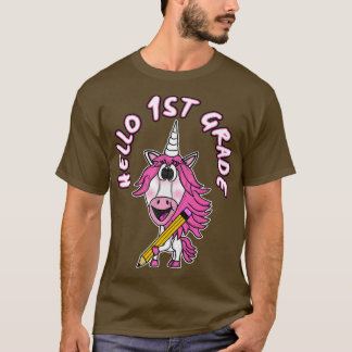 1st Grade Unicorn, Back To School 2022, 1st Grade  Tシャツ