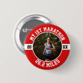 1st Marathon Running First Runner Sports 26 2 缶バッジ (正面&裏面)