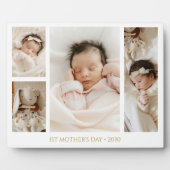 1st Mother's Day Photo collage Keepsake フォトプラーク (正面)