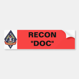 1st_recon-bn_insig、偵察の"DOC " バンパーステッカー