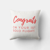 1st soloのおめでとう – カスタマイズ可能な枕 クッション (裏面)