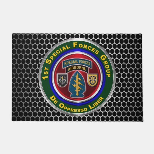 1st Special Forces Group Airborne ドアマット (正面)
