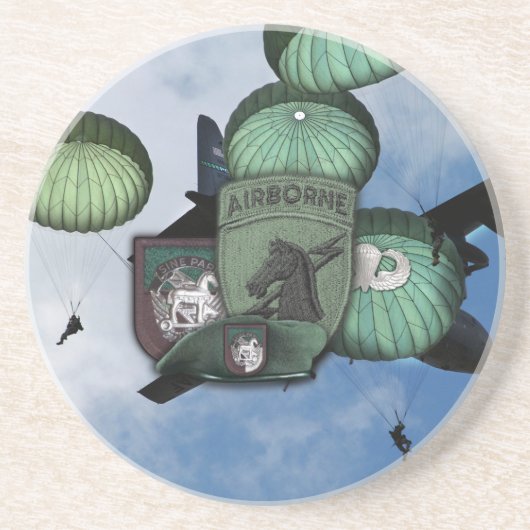 1st special operationsコマンドsocom beer coaster コースター (正面)