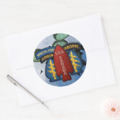 1st Special Service Force 1st SSF SF SFGパッチ ラウンドシール (封筒)