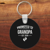 1st Time Grandpa Est 2026 New First Grandpa 2026  キーホルダー (正面)