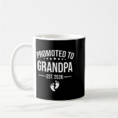 1st Time Grandpa Est 2026 New First Grandpa 2026  コーヒーマグカップ (左)