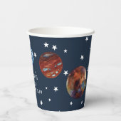 1st Trip Water Color Outer Space誕生日 紙コップ (裏面)