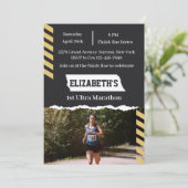 1st Ultra Marathon Finisher Runner First Running 招待状 (スタンド正面)