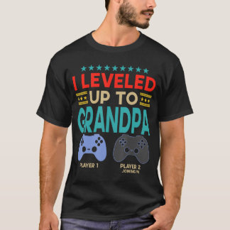 1stime Grandpa New First Matching Family Gaming Pa Tシャツ
