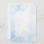 1thバースデーテディベア誕生日招待状 招待状 (裏面)