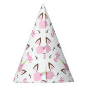 1thバースデーパステルユニコーンワン パーティーハット (裏面)