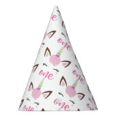 1thバースデーパステルユニコーンワン パーティーハット (右)