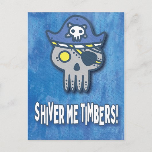 1thバースデーパーティーパイレーツテーマ ポストカード (正面)