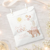 1thバースデーファームアニマルズ納屋周囲の庭パーティーガールズ フェイバーバッグ (クリップ留めされた状態)