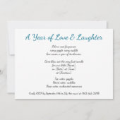 1thバースデーブルーフローラ香水テーマ 招待状 (裏面)