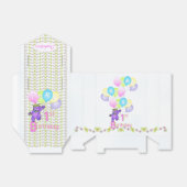 1thバースデープリンセスベアカスタム フェイバーボックス (折り畳みなし)