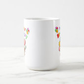 1thバースデーマウスネズミ子どもの誕生日 コーヒーマグカップ (中央)