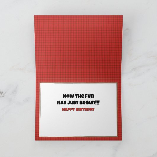 1thバースデーロデオ女性のカーボーイウェスタンロッキングホース カード (内部)