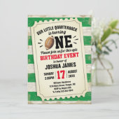 1thバースポーツサッカーチケットグ素朴リーン 招待状 (スタンド正面)