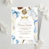 1th誕生日おとぎ話プリンセスガーリー誕生日 招待状