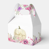 1th誕生日リトルカボチャフローラありがとう フェイバーボックス (裏面サイド)