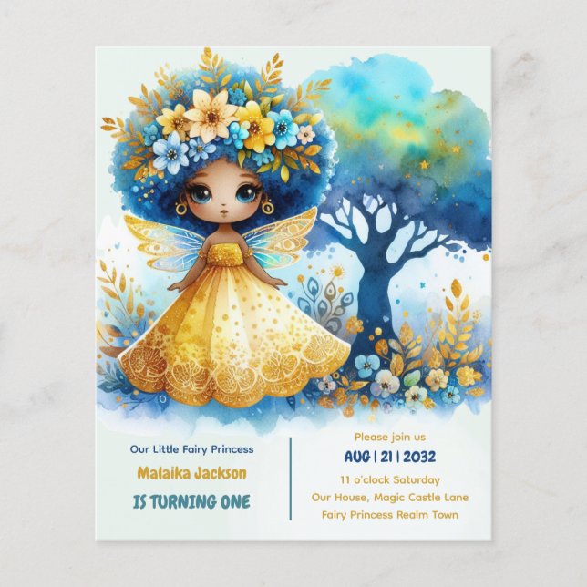 1th誕生日リトルフェアリープリンセスアフリカONE (正面)