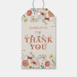 1th誕生日ワイルド&オンディーエルフルテラコッタサンキュー ギフトタグ