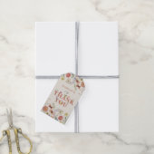 1th誕生日ワイルド&オンディーエルフルテラコッタサンキュー ギフトタグ (より糸付き)