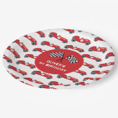 1th誕生日ヴィンテージレーシングカーパーティー ペーパープレート (アングル)