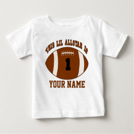1th Birthday Boy パーソナライズされた Football Tシャツ